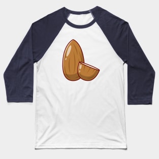 Almond Nut Baseball T-Shirt